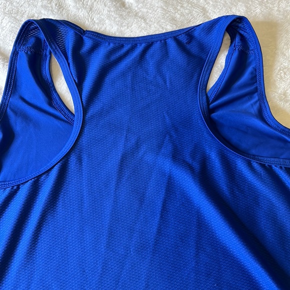 Danskin Now Racerback Blue Semi-Fitted Size Large Athletic Top - Picture 5 of 7